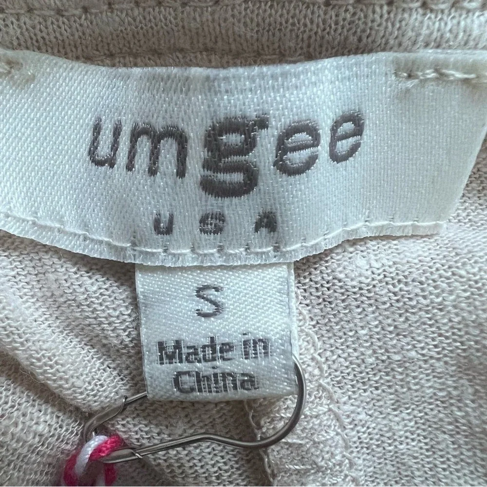 NWT Umgee Linen Blend Cheetah Print Lightweight Boho T-shirt Mini Dress S - Picture 9 of 12